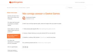 
                            5. Não consigo acessar o Geekie Games – Me Ajuda | Geekie Games