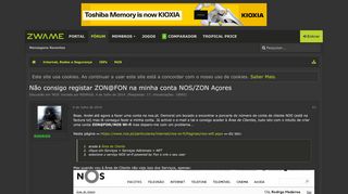 
                            9. Não consigo registar ZON@FON na minha conta NOS/ZON Açores | ZWAME ...