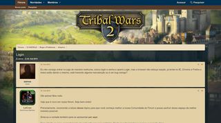 
                            7. Não é um Bug - Login | Tribal Wars 2 - Forum BR