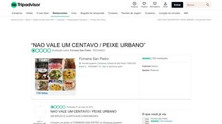 
                            6. NAO VALE UM CENTAVO / PEIXE URBANO - Avaliações de viajantes ...