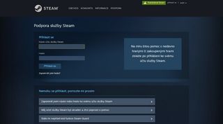 
                            2. Nápověda ve službě Steam