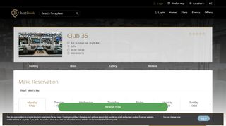 
                            12. Направи резервация за Club 35 (Клуб 35) онлайн с Justbook.bg