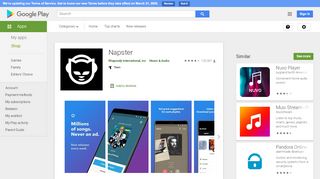 
                            9. Napster – Apps bei Google Play