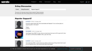 
                            10. Napster Support? | Serato.com