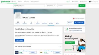 
                            9. NAQEL Express Employee Benefits and Perks | Glassdoor
