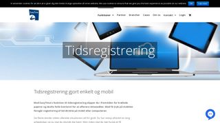 
                            3. Når tidsregistrering gøres simpelt og mobil - EasyTime