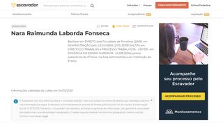 
                            8. Nara Raimunda Laborda Fonseca | Escavador