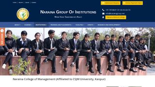 
                            2. Naraina College of Management - Naraina Group of Institutions, Kanpur