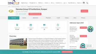 
                            9. Naraina Group Of Institutions, Kanpur - 2019 Admission, Courses ...