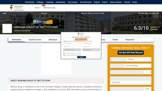 
                            8. Naraina Group Of Institutions, Kanpur | Admissions, Fees, Courses ...