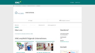 
                            6. narconova als Arbeitgeber | XING Unternehmen