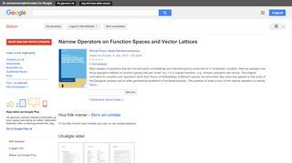 
                            7. Narrow Operators on Function Spaces and Vector Lattices