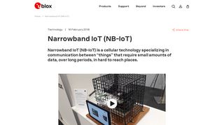 
                            9. Narrowband IoT (NB-IoT) | u-blox