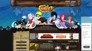 
                            9. Naruto Game - Jogo online de Naruto RPG