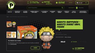 
                            12. Naruto Shippuden | Naruto Funko Dorbz Vinyl Figure | Popcultcha