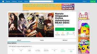
                            9. Naruto Shippuden Online Adventures READ DESC - Roblox