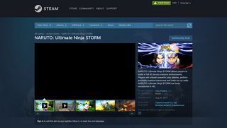 
                            9. NARUTO: Ultimate Ninja STORM on Steam