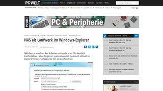 
                            1. NAS als Laufwerk im Windows-Explorer - PC-WELT