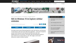 
                            9. NAS im Windows 10 im Explorer sichtbar einbinden - PC-WELT