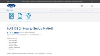 
                            3. NAS OS 2 - How to Set Up MyNAS | LaCie Support France