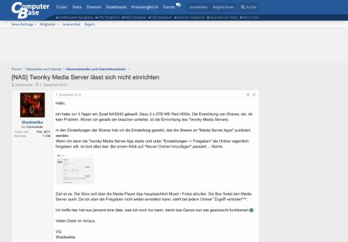 
                            10. [NAS] Twonky Media Server lässt sich nicht einrichten ...