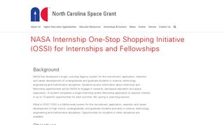 
                            10. NASA Internship One-Stop Shopping Initiative (OSSI) for Internships ...