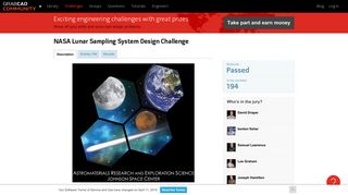 
                            4. NASA Lunar Sampling System Design Challenge - GrabCAD