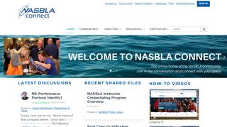 
                            3. NASBLA Connect: Home