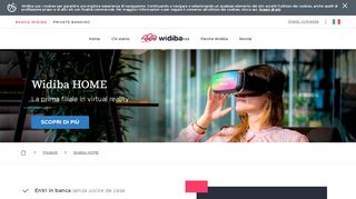 
                            8. Nasce Widiba HOME: l'app che fa vivere la banca in virtual reality