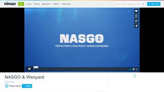 
                            6. NASGO & Wenyard on Vimeo