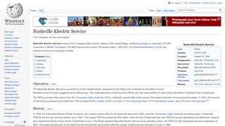 
                            7. Nashville Electric Service - Wikipedia