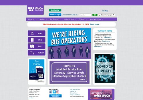 
                            2. Nashville MTA Home Page - bus information, transit alerts, quick links ...