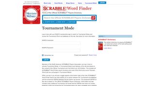 
                            4. NASPA members login | Scrabble application