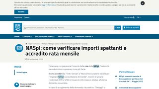 
                            6. NASpI: come verificare importi spettanti e accredito rata mensile - Inps