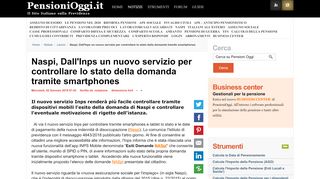 
                            12. Naspi, Dall'Inps un nuovo servizio per controllare lo stato della ...