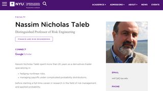
                            11. Nassim Nicholas Taleb | NYU Tandon School of Engineering
