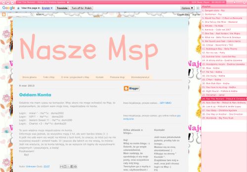 
                            7. Nasze Msp: Oddam Konta