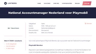 
                            11. National Accountmanager Nederland voor Playmobil (NMC Arco ...