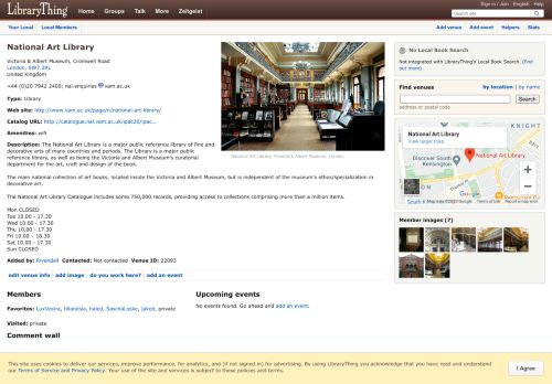 
                            9. National Art Library in London | LibraryThing Local