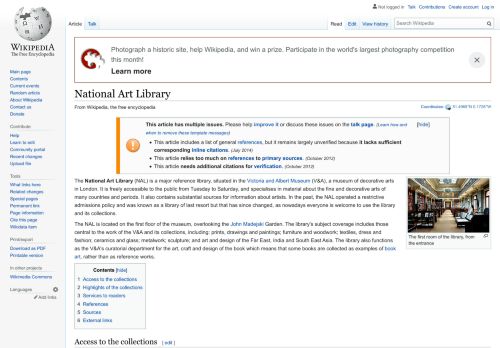 
                            5. National Art Library - Wikipedia