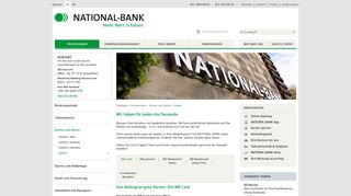 
                            5. National-Bank: Karten