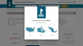 
                            9. National Bank Of Arizona | Better Business Bureau® Profile