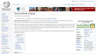 
                            9. National Bank of Egypt - Wikipedia