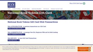
                            1. National Book Tokens Gift Card