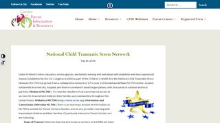 
                            9. National Child Traumatic Stress Network | Center for Parent ...