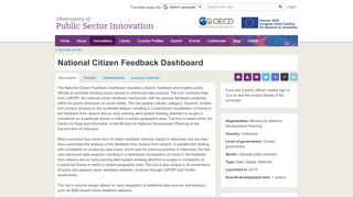 
                            8. National Citizen Feedback Dashboard - OPSI - OECD.org