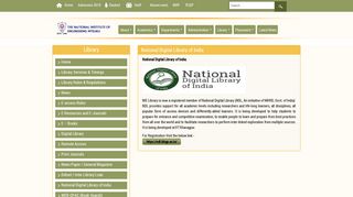 
                            5. National Digital Library of India | National Institute Of Engineering