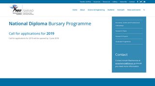 
                            3. National Diploma Bursary Programme – SKA SA