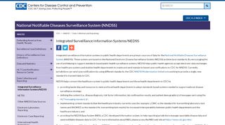 
                            1. National Electronic Disease Surveillance System (NEDSS) | NNDSS