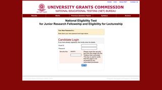 
                            7. National Eligibility Test for Junior Research Fellowship and ... - UGC Net